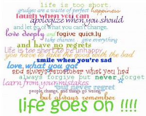 reasons not to live and enjoy your life it s too short not to and too ...