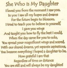 ... To My Daughter Quotes Happy Mothers Day Card Quotes And Sayings More