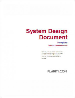 software technical requirements document template