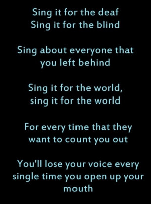 My Chemical Romance Song Lyric Quotes