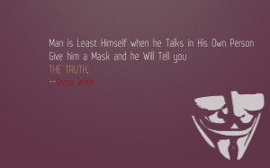 Give mask and tell truth Wallpapers Pictures Photos Images