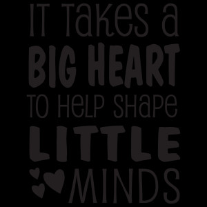 It takes a bug heart to help shape little minds.