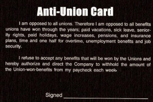 To all those folks that maintain unions are no longer needed.. Go ...