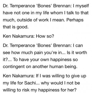 Bones - Dr. Brennen quote