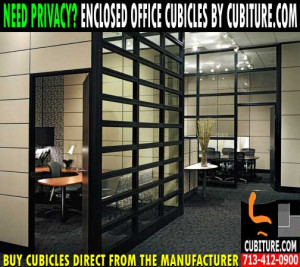 Enclosed Office Cubicles with Doors