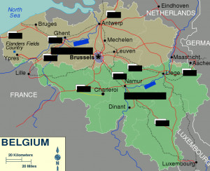 Belgium Political Map