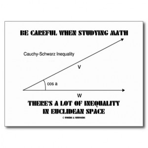 Be Careful When Studying Math Inequality Euclidean Post Cards