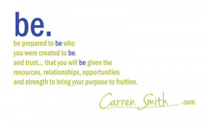 The emotion and the meaning in this quote from my client Carren Smith ...