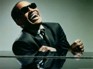 Inspirational Quote from Ray Charles: Affluence separates...