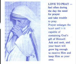 Mother Teresa's Advice