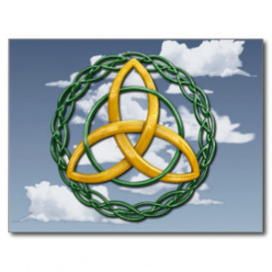Celtic Trinity Knot Postcard