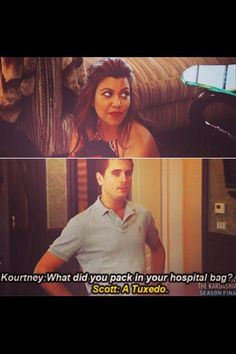 Kourtney Kardashian and Scott Disick are ridiculous. #KUWTK