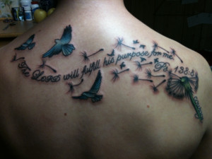 ... to say the purpose and meaning behind each piece of my new tattoo