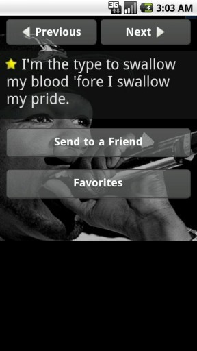 View bigger - 50 Cent Quotes for Android screenshot