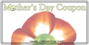 Printable Fill In the Blank Coupons ~ Mothers Day Central