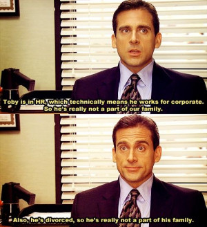haha i love michael, and how much he hates toby...