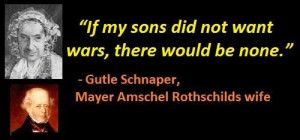 ... Amschel Rothschild's wife Rothschild Wife, My Sons, Amschel Rothschild