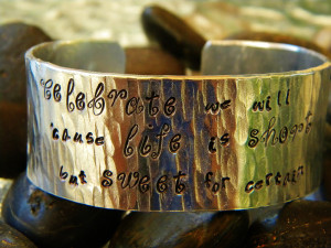 Dave matthews lyrics bracelet - celebrate we will...