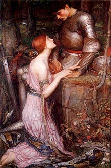 The Middle Ages in Romanticism : Pre-Raphaelite painting of a knight ...