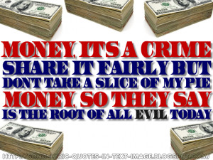 Money - Pink Floyd Song Lyric Quote in Text Image