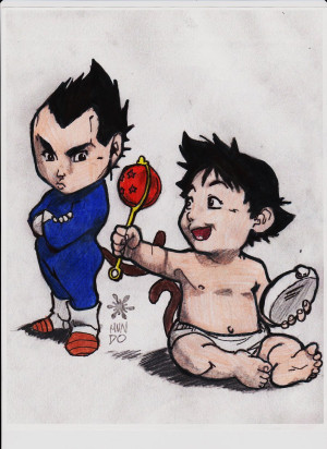 Baby Goku And Vegeta Sylargrey