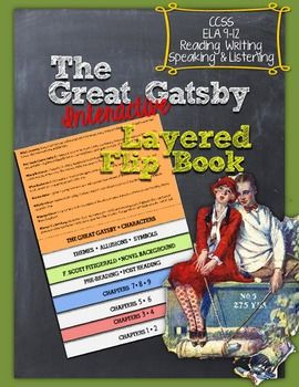 The Great Gatsby, Graphics Novels, Study Guide, Inference Skills, Flip ...