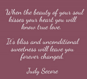 true love with the soul and heart love quote for her