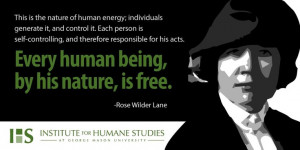 Rose Wilder Lane #Libertarian #HumanNature