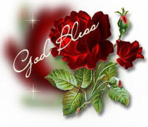 Clipart » Flowers » God Bless You
