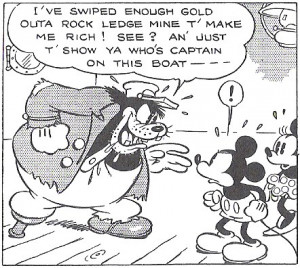 Pete in the Mickey Mouse comic strip