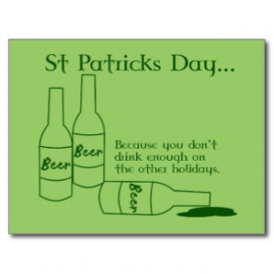 St Patrick's Day Recipe Postcard