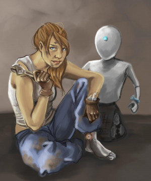 ... for a chance to meet Marissa Meyer!Linh Cinder and Iko by blindthistle