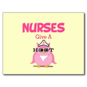 Cute Nurse Sayings Postcards