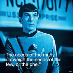 Star Trek - Spock I.Quote by Anonymous