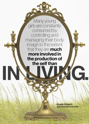 ... involved in the production of the self than in living