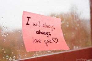 love it i will always love you