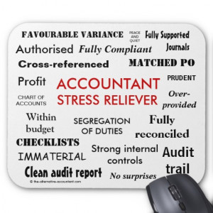 Accountant Stress Reliever - Stress Manager Mouse Pad