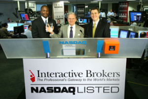 Thomas Peterffy, Chairman of Interactive Brokers, presides over the ...