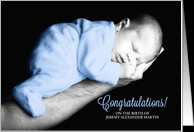 Custom New Baby Congratulations It’s a Boy! card - Product #898624