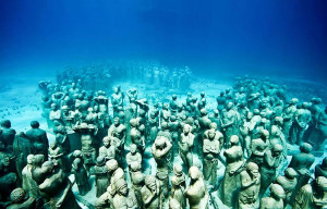 The Underwater Sculpture Gallery in Grenada, West Indies is a project ...