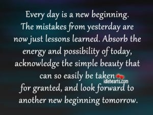 Beginning Quotes - A New Beginning - Quotes on New Beginnings - Quote