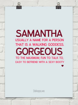 samantha name quotes - Google Search