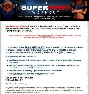 superhero workout, john romaniello, superhero workout pdf, superhero ...