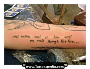 Forearm Tattoos Rip Good Quote For Men Picture