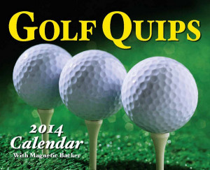Golf Quips Mini Box Calendar 2014 at MegaCalendars.com