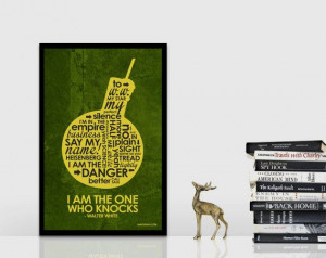 Breaking Bad Inspired Quote Poster 11 x 17 by UnikoIdeas on Etsy, $18 ...