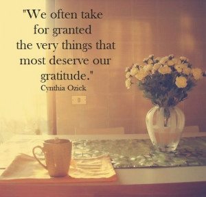 ... deserve our gratitude.' - Cynthia Ozick #inspiration #alwaysinspire