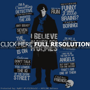 Sherlock Holmes BBC Quotes Funny