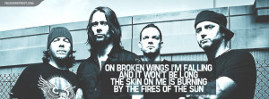 Alter Bridge Broken Wings Lyrics Facebook Cover