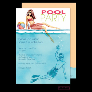 ... . Cool At The Pool Invitation. You can customize this item ... $1.47